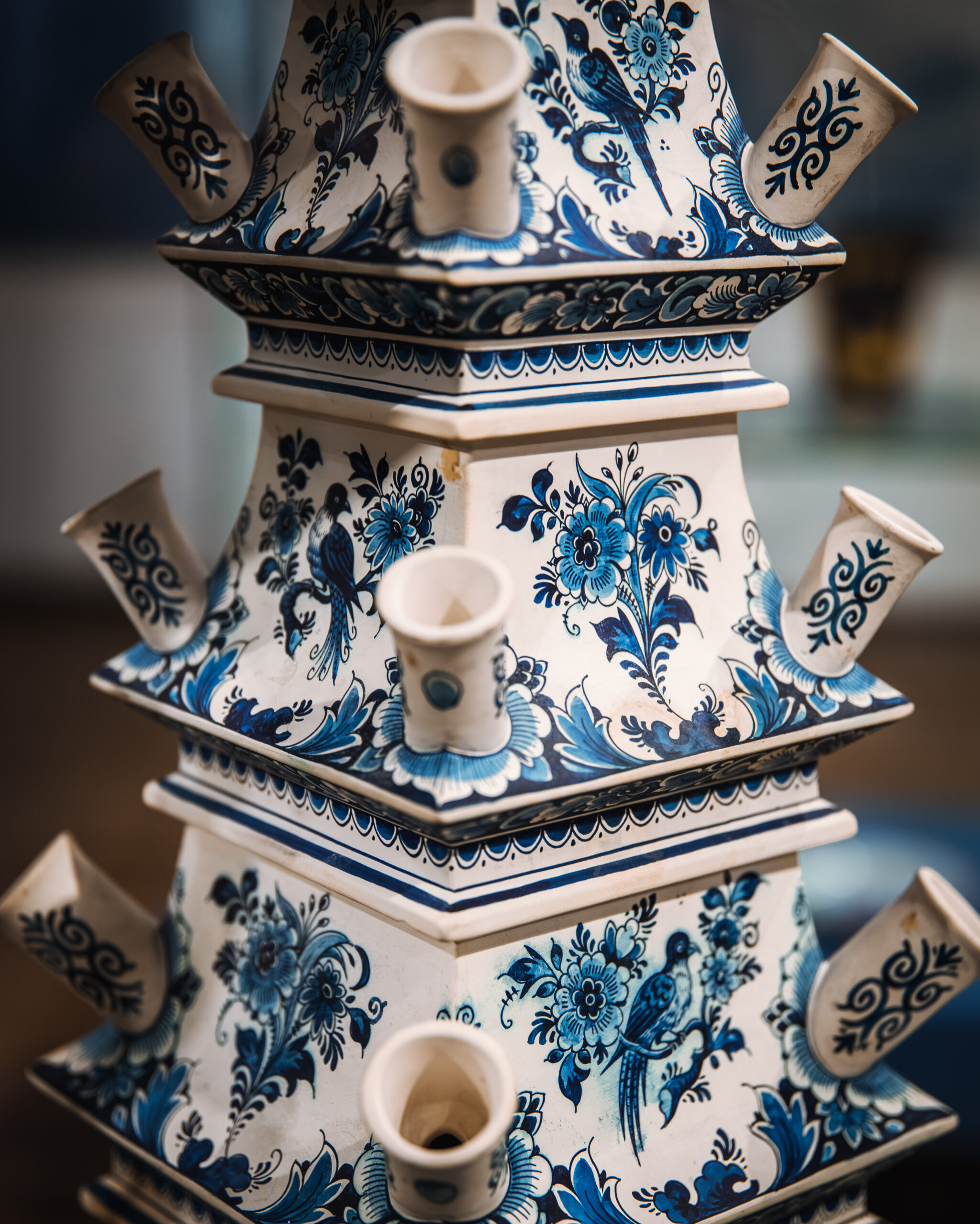 Tulpenvaas plateel, Museum Gouda